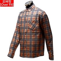 남자 오버핏 체크 남방 와이 셔츠 31 MS No2 OV (2708703)