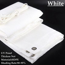 몽골텐트 몽골천막 야외 캠핑 글램핑 천막 방수 자외선 방지 HDPE 차양 그물 정원 건물 쉼터 태양 항해 발, 01 White_25 1.5mx3m