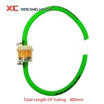 오토바이 오일필터 범용 가솔린 가스 연료 오일 필터 스쿠터 먼지 자전거 ATV 6mm, 4.Green, 1개