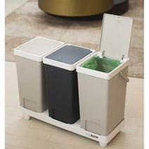 다이소 분리수거함 3P, 화이트3P