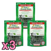 베게 덴탈껌 칫솔모양 30P 강아지 치석제거 양치 개껌, 3팩