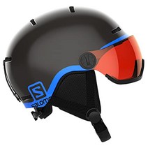 스키 스노우보드 야외 스포츠 어린이 헬멧 SALOMON, M + 블랙