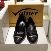 바이네르 여성 컴포트 정장 단화 8D12 흑색 5cm