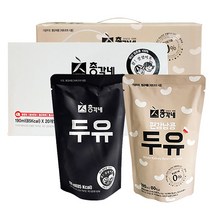 [총각네] 총각네 흰강낭콩두유 20봉+무가당두유20봉, 40포, 190ml