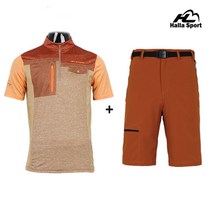 HALLA SPORT 남성 다비드티셔츠 + 남성 마틴릭팬츠