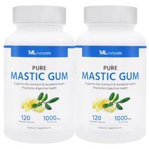 [미국빠른직구] 마이라이프 내추럴스 매스틱검 1000mg 120정 2병