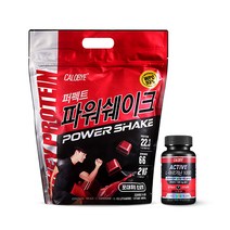 칼로바이 퍼펙트 파워쉐이크 포대유청 김종국 단백질 헬스 보충제 WPC 프로틴 파우더 초코맛 2kg+L아르기닌 2개월분