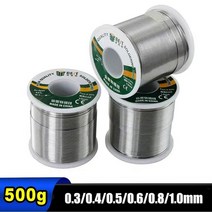 납땜 용접 와이어 최고의 500g 0.3/0.4/0.5/0.6/0.8/1.0mm 환경 보호 저 융점 노클린 솔더 와이어 수리 컴, 06 1.0mm_01 500g