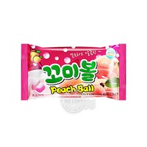 Szmart 슈퍼마켓 복숭아맛 꼬미볼 젤리 40g 행사 하객버스 다과 간식