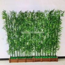 대나무 파티션 가벽 테라스 발코니 옥상 가림막 일식집 초밥지 입구 파티션 병풍 야외온천, 1.2m 받침대 +2m 대나무 20개