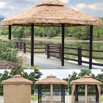 감성 원두막 조립식 정원 카페 인테리어 야자수, F_4x5m