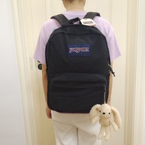 잔스포츠 슈퍼브레이크 4QUT 블랙 가벼운 캠핑 여행 가방 학생 책가방 인형 키링 사은품 증정