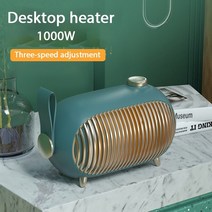 마카롱 온풍기 xiaomi 1000w 충전식 미니 휴대용 히터 데스크탑 하우스 난방 팬, 초록, 우리를