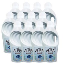 AURA 초고농축 섬유유연제 홀리데이 판타지 본품, 1L, 12개