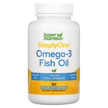 슈퍼 뉴트리션 오메가3 피쉬 오일 1 000mg 피쉬 소프트젤 240정, 1개, 90정