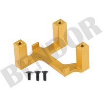 Wltoys 1/28 RC 자동차 부품 금속 모터 마운트 고정 브래킷 서보 배터리 홀더 K969 K979 K989, [09] Servo Gold