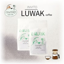 인비트로 사향고양이 커피 루왁 커피 원두 드립백, 굵은 분쇄, 1kg, 1개