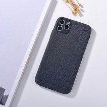 아이폰 12 11 Pro Max 12 미니 캔버스 케이스 부드러운 마감 커버 보호 하우징 쉘 Iphone 7 8 Plus X Xs Max