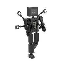 고양이 밥그릇 강아지 식기 물그릇 Skibidi 화장실 남자 대 모니터 빌딩 블록 오디오 및 카메라 DIY 장난감 어린이 크리스마스 생일 선물 1 개 3 5, [12] L