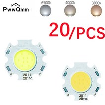tv백라이트 교체 tv수리 모니터수리 Muunnn 20pcsaot 높은 전원 led 개 암 나무 열매 전구 250ma 20mm 3w 5w 7w 10w led 소스 칩 조명 램프, 내츄럴 화이트 4000k, 10w dc30-32v 250ma