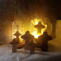 미니(민들레홀씨) 십자가 유리돔, Shalom