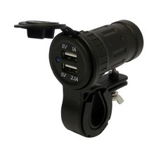 바이크 충전기 DIY 오토바이 2포트 USB 듀얼소켓 방수