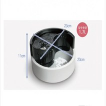상세참조 파이오니아펫-풍수 애완동물 정수기, 블랙&화이트