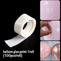 파티장식 세트 풍선 사이저 박스 접이식 측정 도구 장식 아치 기둥 11 홀 2-10 인치, 04 balloon glue 1roll_01 기타