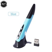 펜마우스 그림그리기 CCC 2.4G 무선 광학 발표자 펜 마우스 태블릿 노트북 PC 데스크탑 새로운 미니 USB, 03 BLUE, 한개옵션1