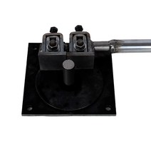 철근밴딩기 수동 환봉 평철 절곡기 밴딩기계 구부리는, 대형ㅣ이중 구역 베어링 스테인리스 핸들