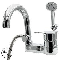 이탈리안스탠다드 투홀(4인치) 샤워 겸용 세면대수전 J1-114 세면기 2홀 3홀 욕실수전 세면기수전 수도꼭지 교체 샤워기수전 샤워기헤드수전