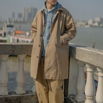 마마루시아 남자 야상 점퍼 코트 롱 자켓 후드 접업 사파리 잠바 빅사이즈 BE72