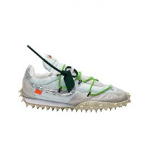 여성용 나이키 정품 x 오프화이트 와플 레이서 화이트 여성용 Nike x Off-White Waffle Racer White