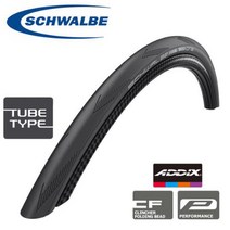 슈발베 원 20x1-1/8 클린처 타이어 튜브타입, 블랙