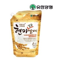 [에이치플러스몰] 유한양행 현미설거지 주방세제 설겆이세 주방세제, 선택:유한현미설거지1.2kg세제