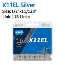 KMC-Chian 초경량 자전거 체인 8V 9V 10V 11V 12V 도로 산악 전류 X8 X9 X10 X11 X12 Mtb 부품, 08 KMC-X11EL