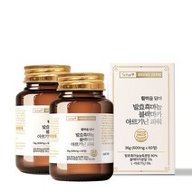 스캇나인 발효 흑마늘 블랙마카 L-아르기닌 야관문 파워 60정, 2개