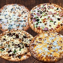 허만두 알찬고기 잎새만두 1.4kg +김치잎새만두1.4kg(약120알) 푸짐한 대용량(HACCP), 마또네피자 4판(치즈+불고기+콤