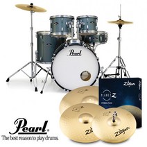 Pearl Roadshow 111 드럼+심벌 패키지 (Zildjian Planet Z 심벌세트), 색상:#91 Wine Red