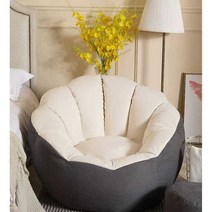 빈백소파 소프트 쇼파 빅쿠션 푹신 1인 의자, L - 체크무늬