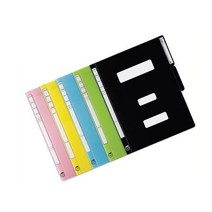 A4용 정부화일(PP) 240x310x18mm 300EA 플라스틱파일, 쿠팡1 흑색