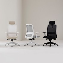 포더홈 워크온 의자 시리즈 3type 3colors, 블랙