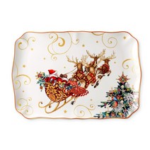 williams sonoma 윌리엄소노마 트워즈 더 나이트 비포 크리스마스 라지 직사각 서빙 접시 슬레이, 1개