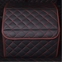 차량용 접이식 트렁크 정리함 수납함 XC90 카니발 박스 올뉴투싼 펠리세이드 싼타페 쏘렌토MQ4 QM5 올란도 스포티지 니로 공구 자동차 티구안 자가용, 블랙격자 S