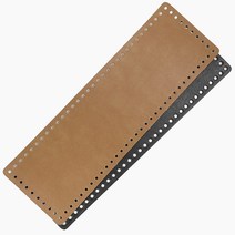 퀼트여왕 직사각형 인조가죽 가방바닥 34x11, 베이지