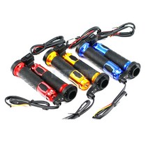 오토바이열선그립 핫그립 방한용품 열선핸들 핸들 범용 12V 22mm, Gold, 1개