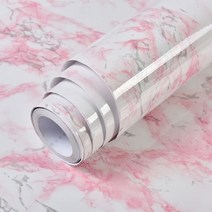 Marble Vinyl Wall Stickers Self Adhesive Waterproof Wallpaper Kitchen Sticker Furniture Desktop Deco, 40cm X 500cm, HS