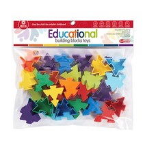 에듀케이션 나무블럭 (300Y-4) / 블럭 장난감 감각발달 완구