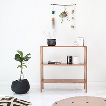 벤트리 브라우니 원목 3단 벤치선반 3size, 80cm (가로)