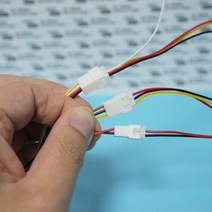 XH2.54 26AWG 케이블 4P(암/수한쌍) 커넥터, XH2.54-4P 한쌍 (4핀/암수한쌍/